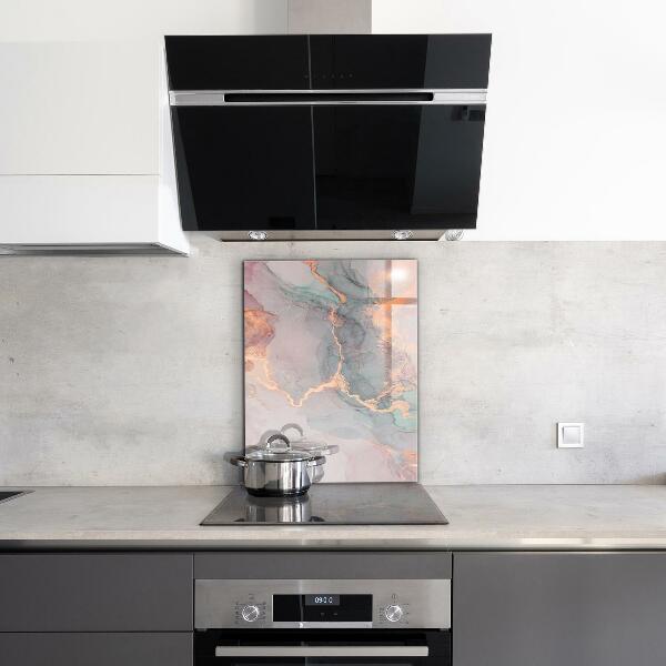 Kitchen splashback Marble texture