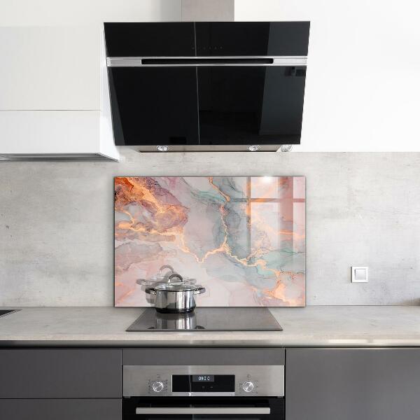 Kitchen splashback Marble texture
