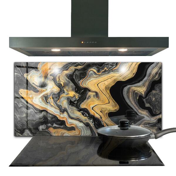 Glass printed splashbacks Marble modern art