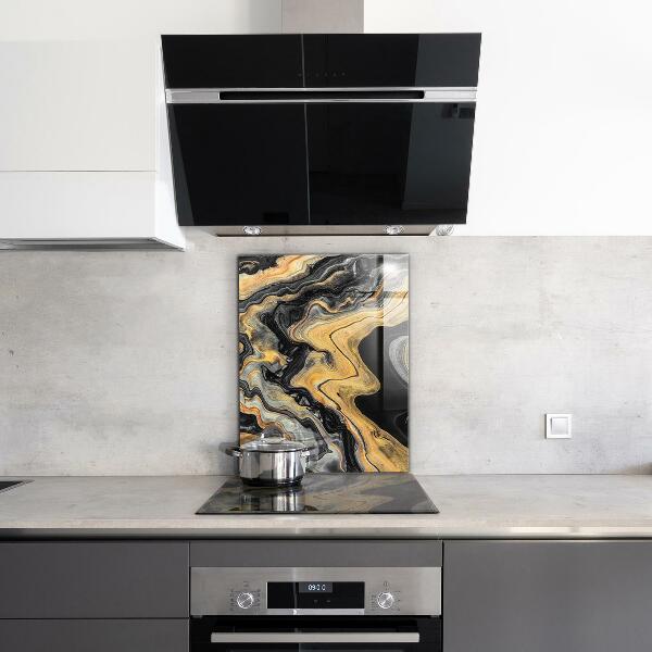 Glass printed splashbacks Marble modern art