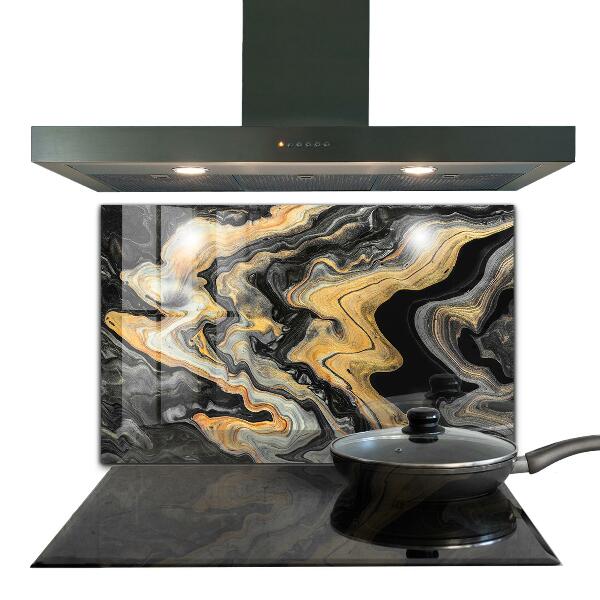 Glass printed splashbacks Marble modern art