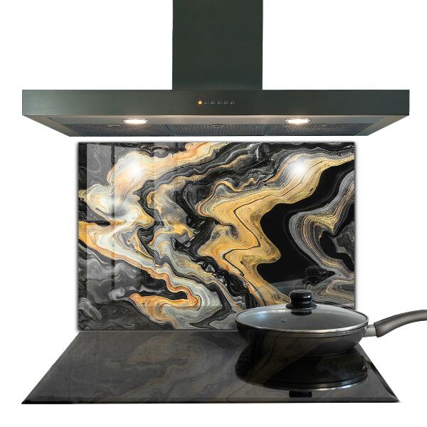 Glass printed splashbacks Marble modern art