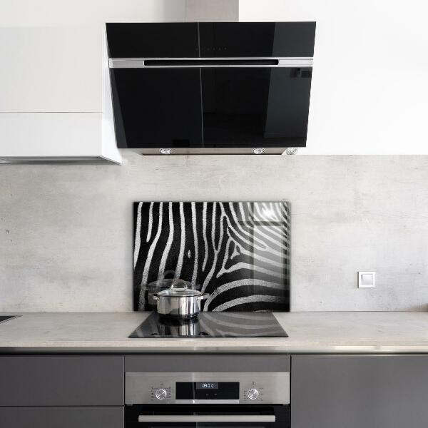 Glass printed splashbacks Zebra skin african ext