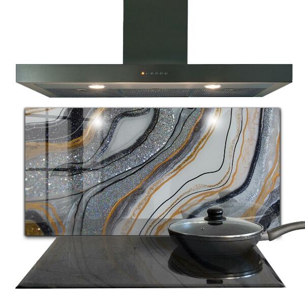 Glass printed splashbacks Marble stone texture