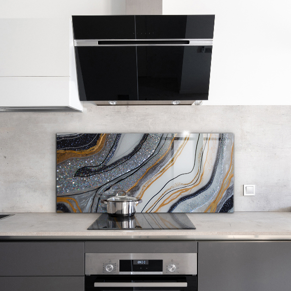 Glass printed splashbacks Marble stone texture