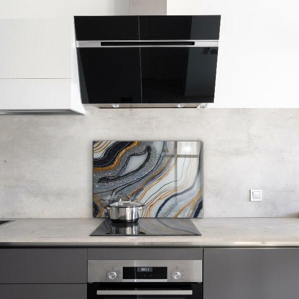Glass printed splashbacks Marble stone texture
