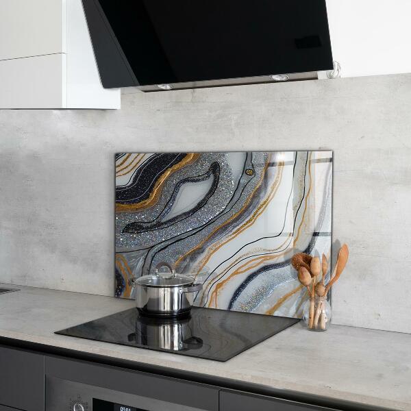 Glass printed splashbacks Marble stone texture