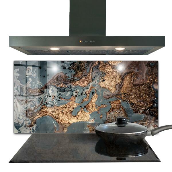 Glass printed splashbacks Marble art abstract