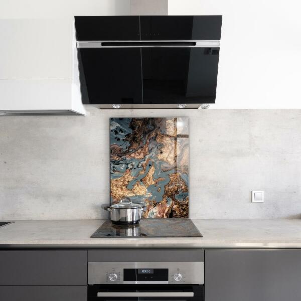 Glass printed splashbacks Marble art abstract