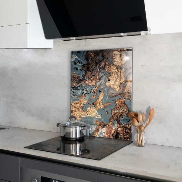 Glass printed splashbacks Marble art abstract