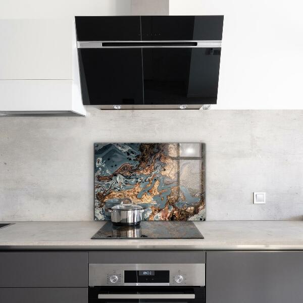 Glass printed splashbacks Marble art abstract