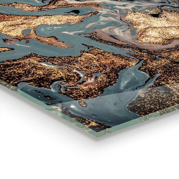 Glass printed splashbacks Marble art abstract
