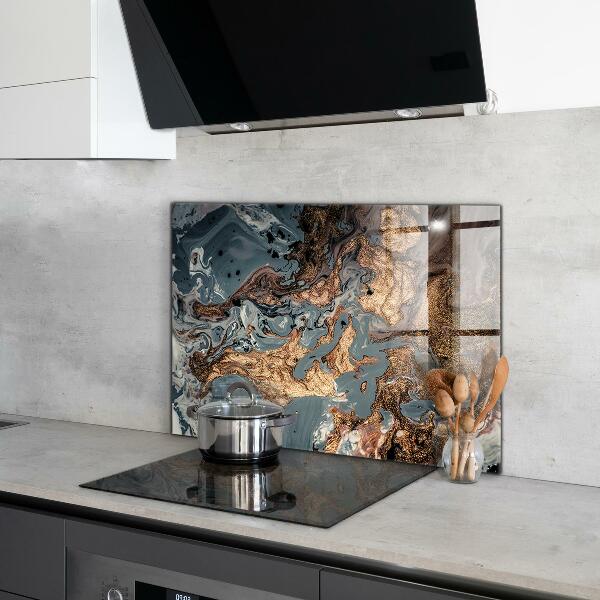 Glass printed splashbacks Marble art abstract