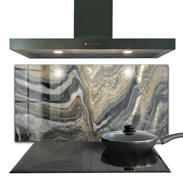 Glass printed splashbacks Granite stone marble texture