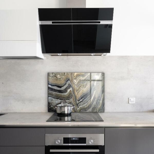 Glass printed splashbacks Granite stone marble texture
