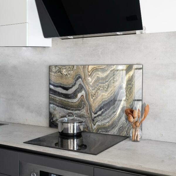 Glass printed splashbacks Granite stone marble texture