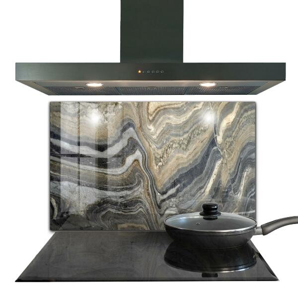 Glass printed splashbacks Granite stone marble texture
