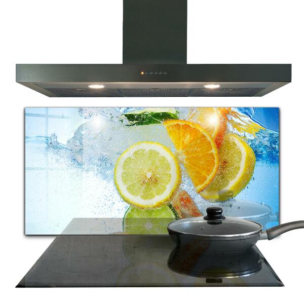 Kitchen wall panels Juicy citrus refreshment