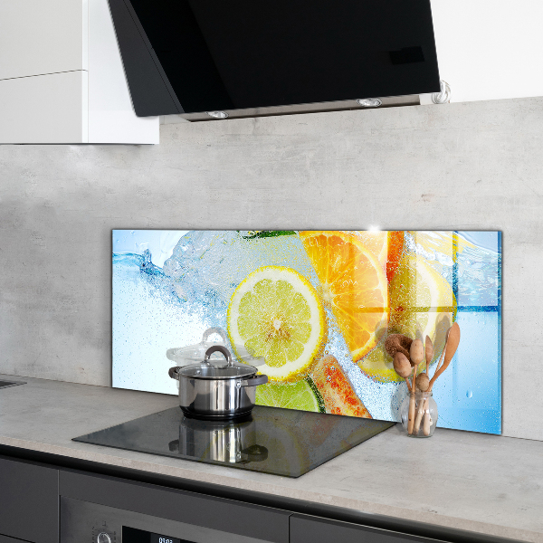 Kitchen wall panels Juicy citrus refreshment