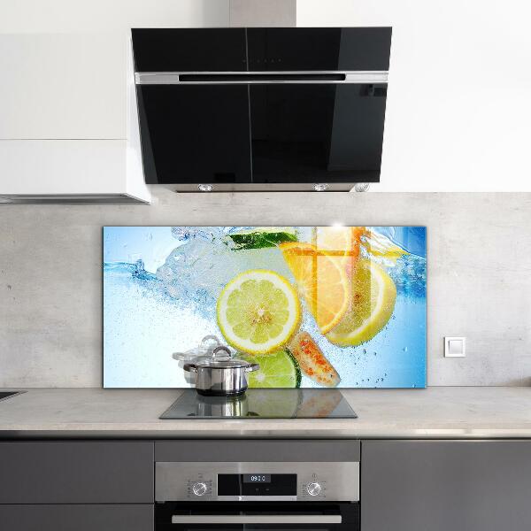 Kitchen wall panels Juicy citrus refreshment