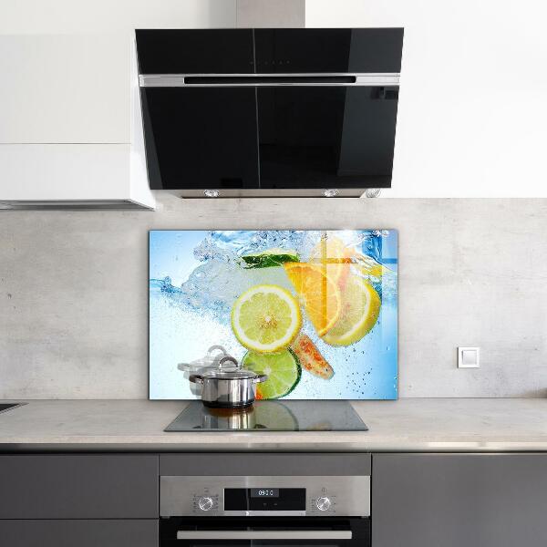 Kitchen wall panels Juicy citrus refreshment