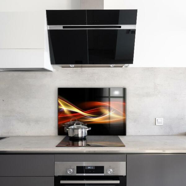 Kitchen wall panels Abstract vibrating energy