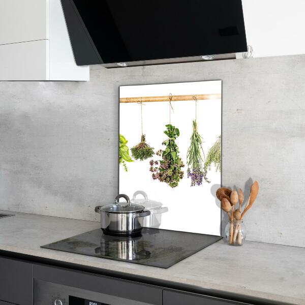 Kitchen wall panels Dried herbs healthy diet