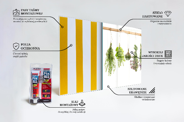 Kitchen wall panels Dried herbs healthy diet