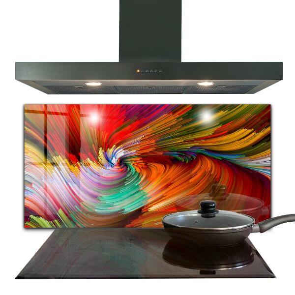 Kitchen wall panels Energetic color mix