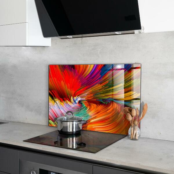 Kitchen wall panels Energetic color mix