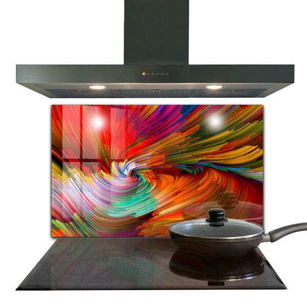 Kitchen wall panels Energetic color mix