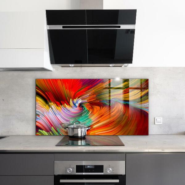 Kitchen wall panels Energetic color mix