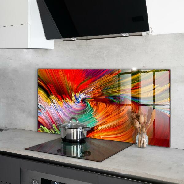 Kitchen wall panels Energetic color mix