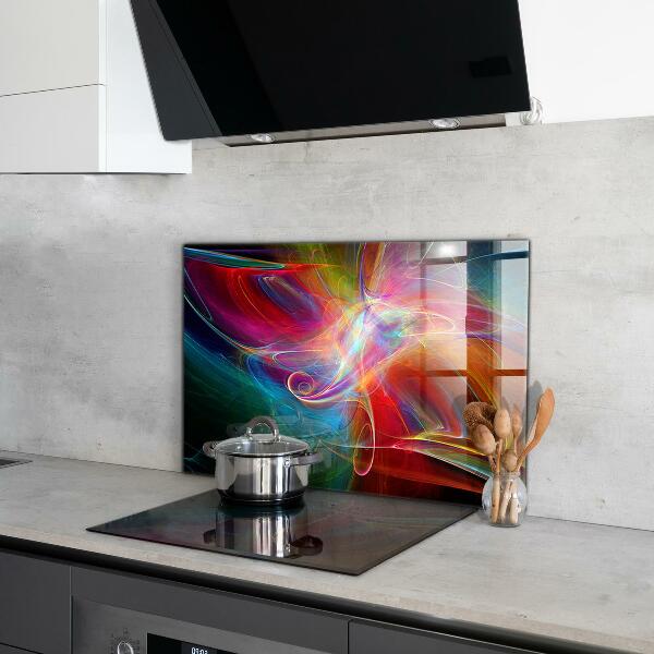 Kitchen wall panels Energetic color mix