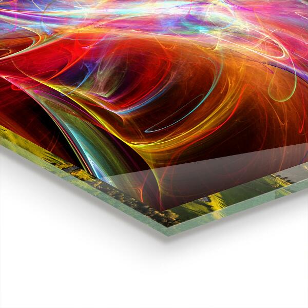 Kitchen wall panels Energetic color mix