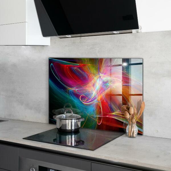 Kitchen wall panels Energetic color mix