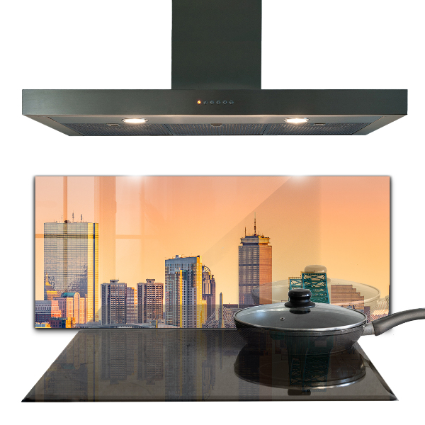 Kitchen glass panel Boston massachusetts