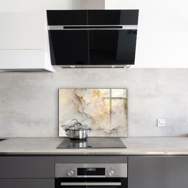 Hob splashback Abstract marble