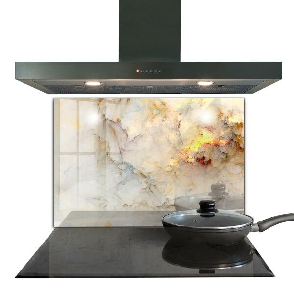 Hob splashback Abstract marble