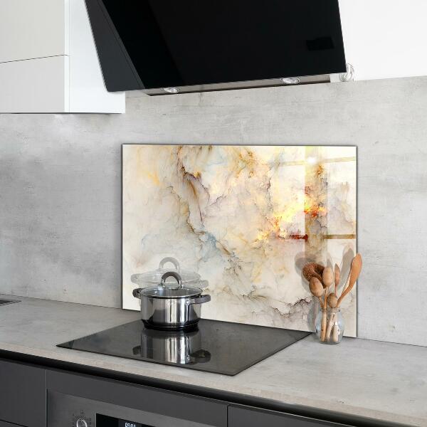 Hob splashback Abstract marble