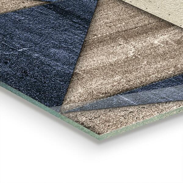 Hob splashback Geometric abstraction