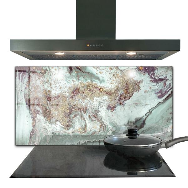 Hob splashback Marble stone texture