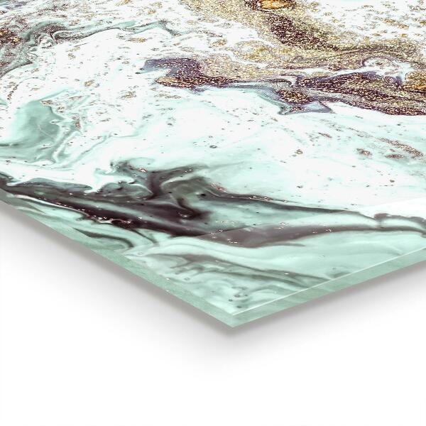 Hob splashback Marble stone texture
