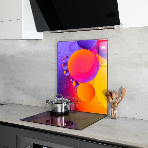 Hob splashback Colorful circles