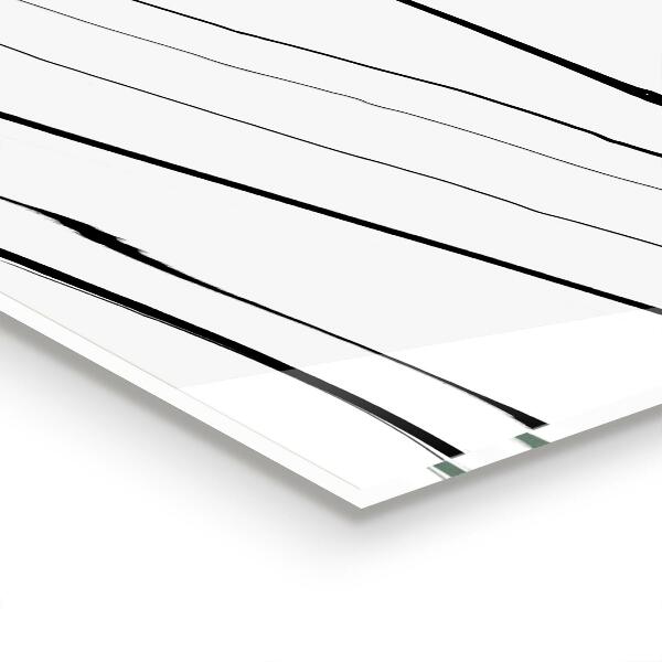 Hob splashback White marble structure