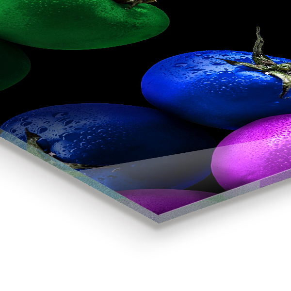 Kitchen wall panels Colorful juicy tomatoes