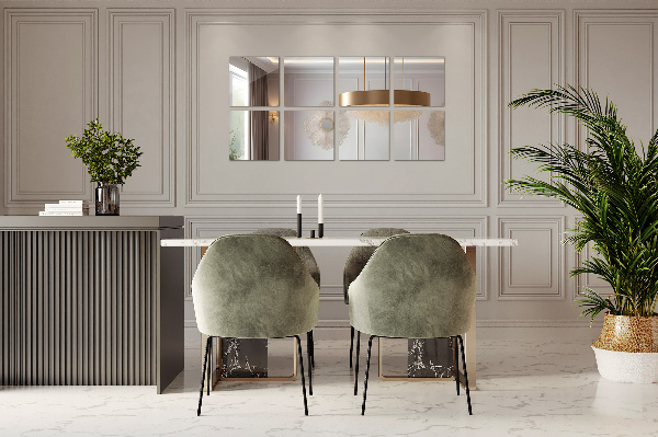 Self adhesive mirror squares 6 pcs 12x12 in (6 pcs 30x30 cm)