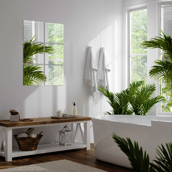 Self adhesive mirror squares 6 pcs 12x12 in (6 pcs 30x30 cm)