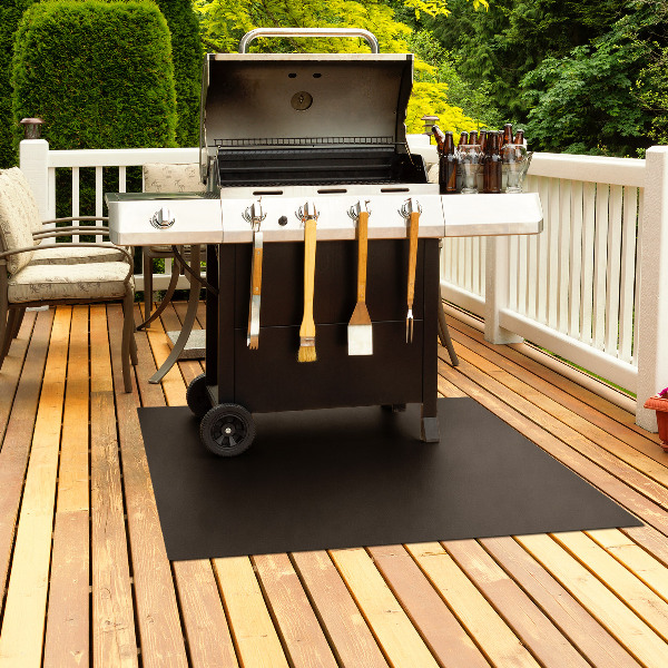 Rectangular stainless steel grill mat 39x31 in (100x80 cm)