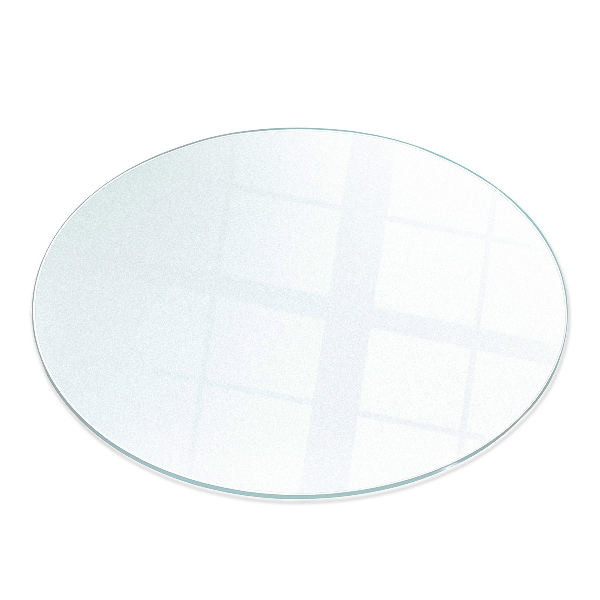 Round translucent fireplace pad fi27 in (fi 70 cm)